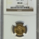 $2.50 1873 $2.50 LIBERTY GOLD, CLOSED 3, PCGS MS-62, LUSTROUS & ATTRACTIVE!