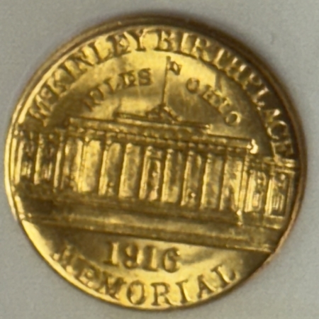 Early Commems 1916 MCKINLEY $1 GOLD COMMEMORATIVE – NGC MS-63, CHOICE!