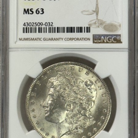 Dollars 1884-O $1 MORGAN DOLLAR – NGC MS-63, CHOICE!