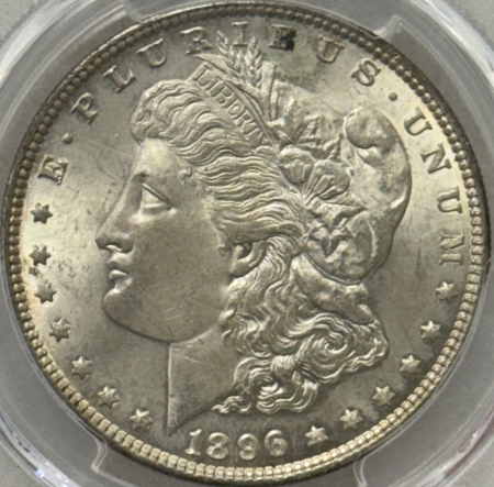 Dollars 1896 $1 MORGAN DOLLAR – PCGS MS-63, TONED