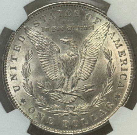 Dollars 1898 $1 MORGAN DOLLAR – NGC MS-63, NICE FRESH W/ ORIGINAL LUSTER