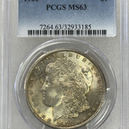 Dollars 1900 $1 MORGAN DOLLAR – PCGS MS-63, NICE ORIGINAL!