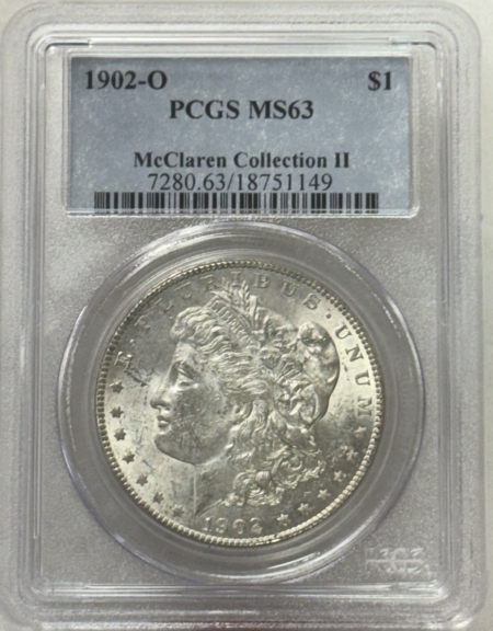Dollars 1902-O $1 MORGAN DOLLAR – PCGS MS-63, CHOICE!