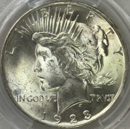 Dollars 1923 $1 PEACE DOLLAR – PCGS MS-63