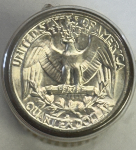 Coin Rolls 1960-D WASHINGTON QUARTERS – ORIGINAL BRILLIANT UNCIRCULATED 40 COIN ROLL, NICE!