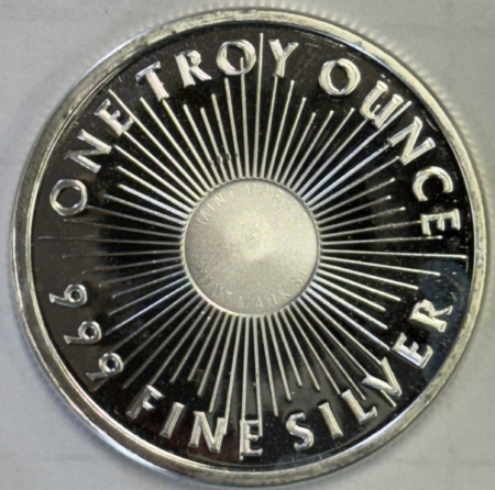 Bullion 1/2 ROLL OF 10 .999 SILVER SUNSHINE MINT PROOF 1 OZ SILVER ROUNDS, 10 OZ TOTAL!