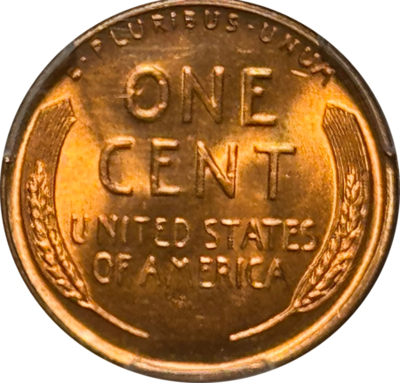 Lincoln Cents (Wheat) 1951-D LINCOLN CENT – PCGS MS-66 RD, BLAZING & PREMIUM QUALITY!