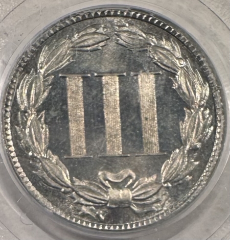 New Certified Coins 1884 PROOF THREE CENT NICKEL – PCGS PR-66, OLD GREEN HOLDER & PREMIUM QUALITY!