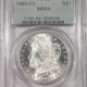 Dollars 1889-S $1 MORGAN DOLLAR – PCGS MS-63