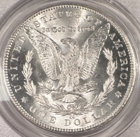 Dollars 1885-CC $1 MORGAN DOLLAR – PCGS MS-64, OLD GREEN HOLDER, PQ & CARSON CITY!