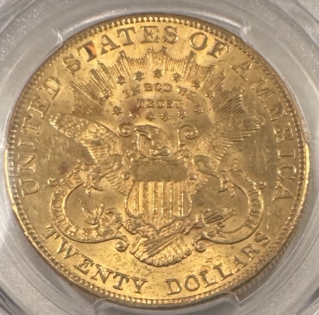 $20 1902 $20 LIBERTY GOLD DOUBLE EAGLE – PCGS MS-62, RARE DATE!