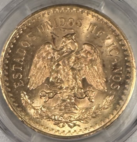New Certified Coins 1921 MEXICO GOLD 50 PESO, KM#481 – PCGS MS-64