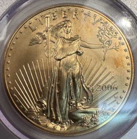American Gold Eagles, Buffaloes, & Liberty Series 2006-W BURNISHED AMERICAN GOLD EAGLE 4 COIN SET 1/10OZ-1OZ PCGS MS70 MULTIHOLDER