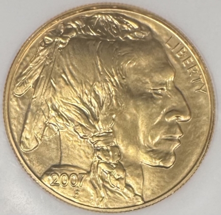 American Gold Eagles, Buffaloes, & Liberty Series 2007 $50 1 OZ GOLD BUFFALO, .9999 FINE-EARLY RELEASES, NGC MS-69, SPOT-FREE!