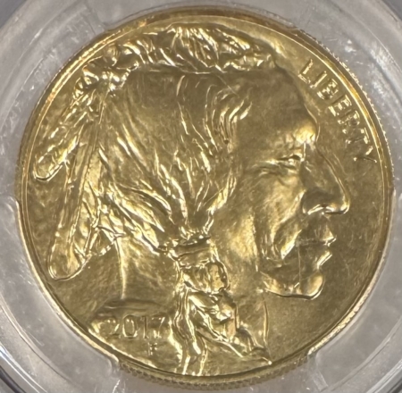 American Gold Eagles, Buffaloes, & Liberty Series 2017 $50 1 OZ GOLD BUFFALO, .9999 FINE-FIRST STRIKE, NGC MS-69, SPOT-FREE! 