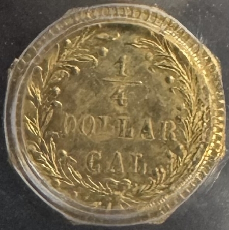 New Certified Coins 1874 25c CALIFORNIA FRACTIONAL GOLD, BG-795, PCGS MS-63, ORIGINAL PATINA & PL!