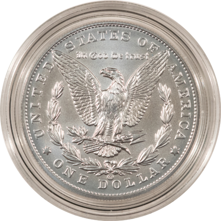 Modern Commems 2021-CC PRIVY $1 MORGAN DOLLAR SILVER 100TH ANNIVERSARY COMMEM – GEM UNC W/ OGP