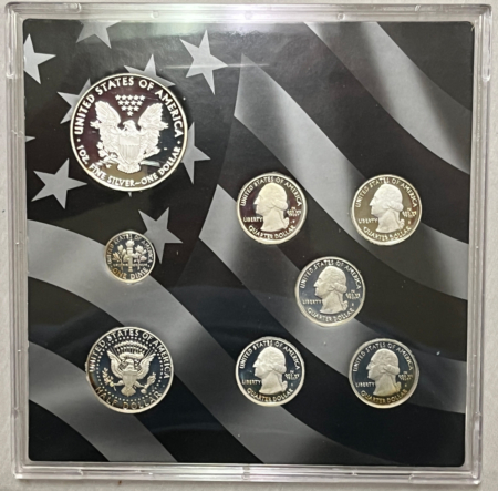 New Store Items 2012-S US LIMITED EDITION SILVER 8 COIN PROOF SET W/ PROOF SILVER EAGLE – IN OGP