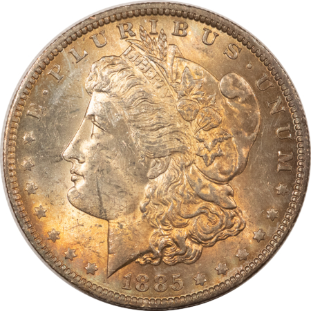 Dollars 1885-O $1 MORGAN DOLLAR – PRETTY BRILLIANT UNCIRCULATED!