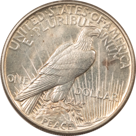 Dollars 1921-P $1 PEACE DOLLAR – CHOICE UNC DETAILS!