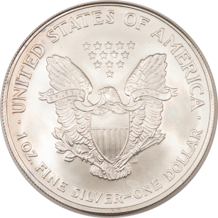 American Silver Eagles 2005 $1 AMERICAN SILVER EAGLE, 1 OZ .999 – UNCIRCULATED!