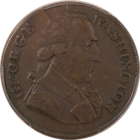 Colonials 1790s GEORGE WASHINGTON SUCCESS BROZE MEDAL LARGE PLAIN EDGE – PCGS XF-40, NEAT!