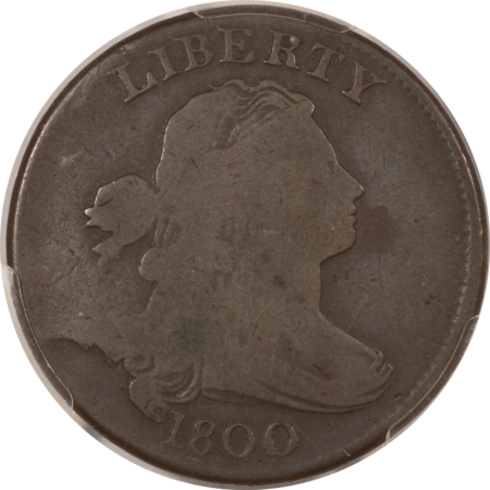 Draped Bust Large Cents 1800 DRAPED BUST LARGE CENT, S-202 – PCGS G-06, TOUGH VARIETY, SMOOTH EXAMPLE