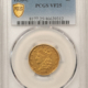 $3 1860-S $3 GOLD DOLLAR – PCGS AU-55, ONE OF THE RAREST OF ALL $3 GOLD COINS!