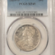 Early Halves 1818/7 CAPPED BUST HALF DOLLAR, LARGE 8 – PCGS AU-50, HIGH GRADE & ATTRACTIVE!