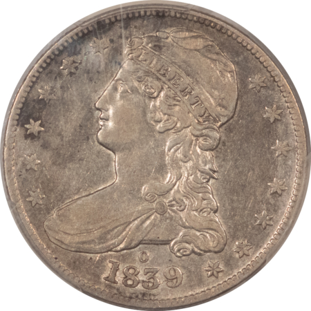 Early Halves 1839-O CAPPED BUST HALF DOLLAR – PCGS XF-45, KEY-DATE! NEW ORLEANS OBVERSE MINT