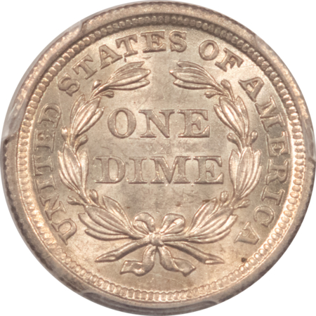 Dimes 1841 SEATED LIBERTY DIME – PCGS MS-64, ONLY 15 GRADED HIGHER!