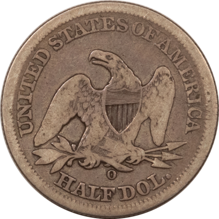 Half Dollars 1854-O SEATED LIBERTY HALF DOLLAR, ARROWS – NICE PLEASING CIRCULATED EXAMPLE!