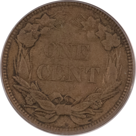 Flying Eagle 1858 FLYING EAGLE CENT, SMALL LETTERS – PCGS XF-45, SMOOTH!