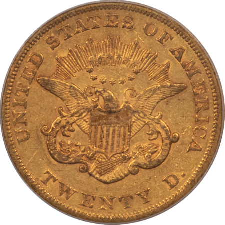 $20 1858 TY 1 $20 LIBERTY GOLD DOUBLE EAGLE PCGS XF-45 OGH PREMIUM QUALITY WHOLESOME
