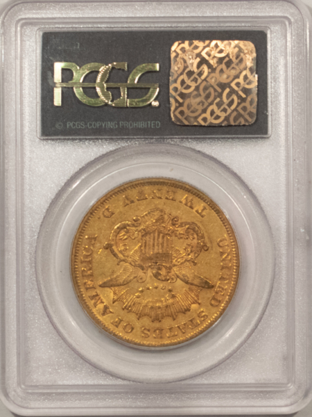 $20 1858 TY 1 $20 LIBERTY GOLD DOUBLE EAGLE PCGS XF-45 OGH PREMIUM QUALITY WHOLESOME