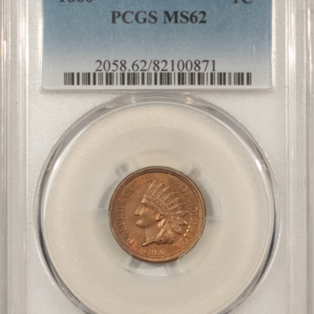Indian 1860 INDIAN CENT – PCGS MS-62, PRETTY & PREMIUM QUALITY!