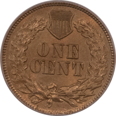 CAC Approved Coins 1860 INDIAN CENT, POINTED BUST – PCGS MS-64, PREMIUM QUALITY! CAC APPROVED!