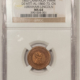 1868 HORATIO SEYMOUR CAMPAIGN TOKEN, COPPER, DEWITT HS-1868-8, NGC MS-65 RD PL!