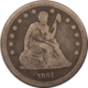 Liberty Seated Quarters 1876-CC LIBERTY SEATED QUARTER – PLEASING CIRCUALTED, CARSON CITY!