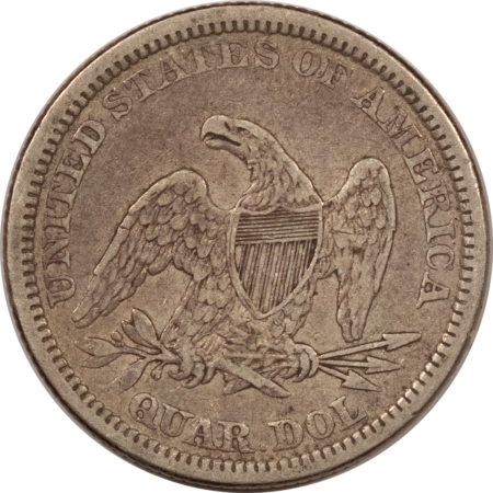 Liberty Seated Quarters 1861 LIBERTY SEATED QUARTER – ORIGINAL HIGH GRADE EXAMPLE, SOME RETAINED LUSTER