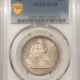 Half Dollars 1877-S SEATED LIBERTY HALF DOLLAR – PCGS MS-62, FRESH & FLASHY!