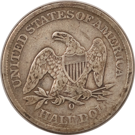 Half Dollars 1861-O SEATED LIBERTY HALF DOLLAR – PLEASING CIRCULATED EXAMPLE! CIVIL WAR DATE!
