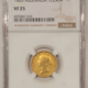 Bullion 1865 AUSTRALIA GOLD 1/2 SOVEREIGN, VICTORIA, KM-3 – NGC VF-35, SCARCE!