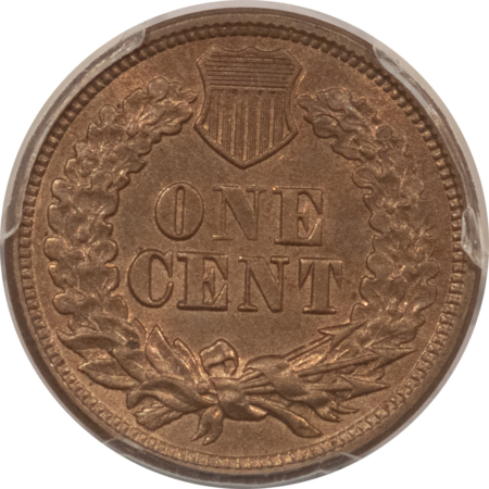 Indian 1864 INDIAN CENT, COPPER NICKEL – PCGS MS-63, LUSTROUS!