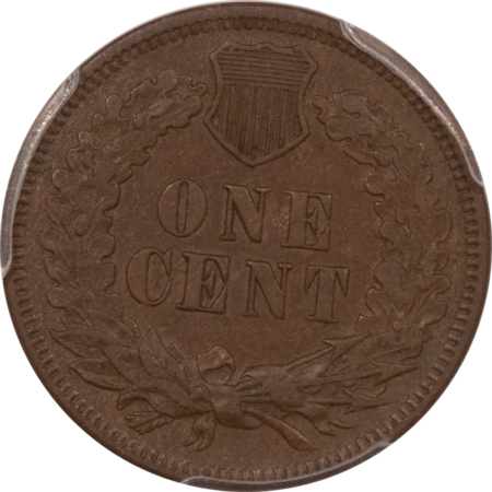 Indian 1870 INDIAN CENT – PCGS AU-55, SMOOTH & PREMIUM QUALITY!