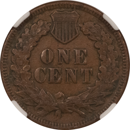 Indian 1871 INDIAN CENT – NGC AU-50 BN