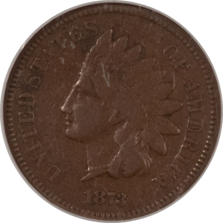 Indian 1873 DDO INDIAN CENT, CLOSED 3, FS-009 – NGC VF-20 BN, RARE DOUBLE LIBERTY!