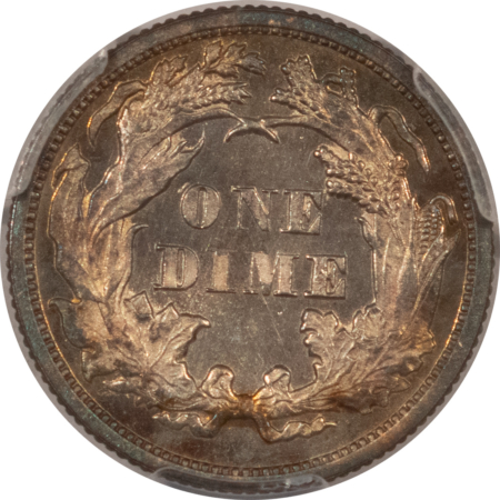 Dimes 1875 PROOF SEATED LIBERTY DIME – PCGS PR-64, REALLY PRETTY!