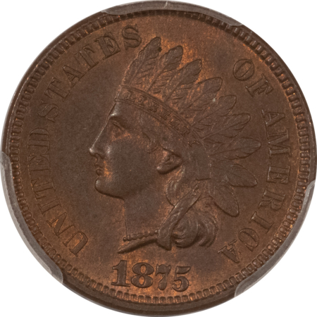 CAC Approved Coins 1875 INDIAN CENT – PCGS MS-64 BN, FRESH & PREMIUM QUALITY! CAC APPROVED!