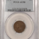 Indian 1877 INDIAN CENT – PCGS AU-53, CHOCOLATE BROWN, KEY-DATE!